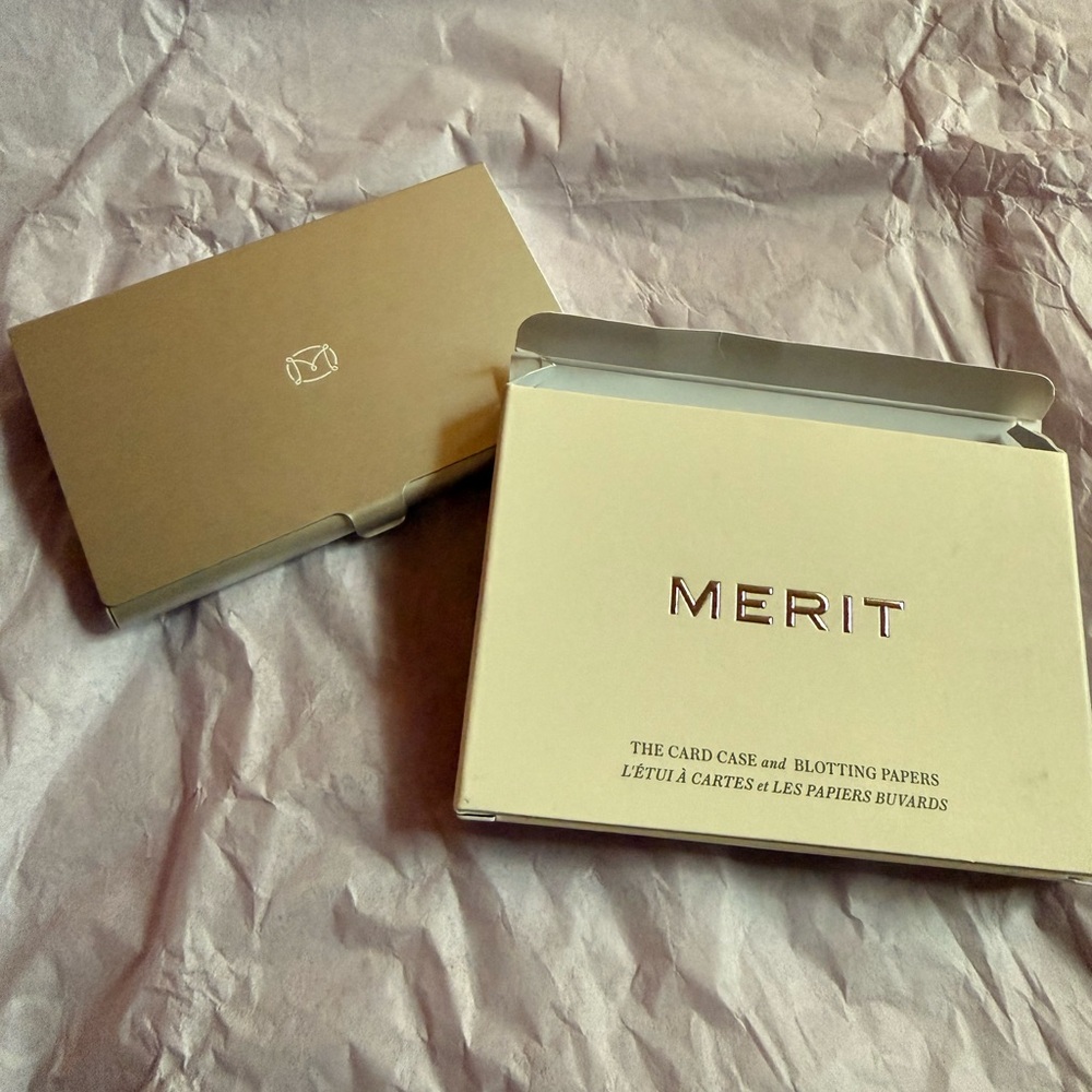 Merit Card Case and Blotting Papers